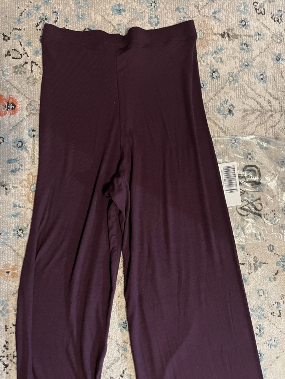 NWT Victoria's Secret SoSoft Modal Winter Wine Ribbed Cami & Pant Sleep Set - Picture 14 of 15